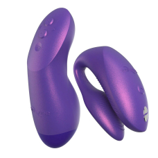 Смарт-вібратор для пар – We-Vibe Chorus Pro, космічно-фіолетового кольору