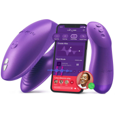 Смарт-вібратор для пар – We-Vibe Chorus Pro, космічно-фіолетового кольору