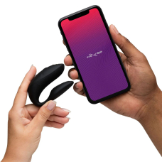 Смарт-вібратор для пар – We-Vibe Chorus Pro, сатиново-чорного кольору