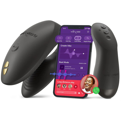 Смарт-вібратор для пар – We-Vibe Chorus Pro, сатиново-чорного кольору