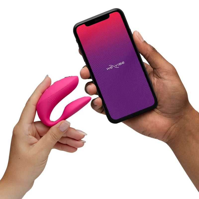 Смарт-вібратор для пар – We-Vibe Chorus Pro, яскраво-рожевого кольору