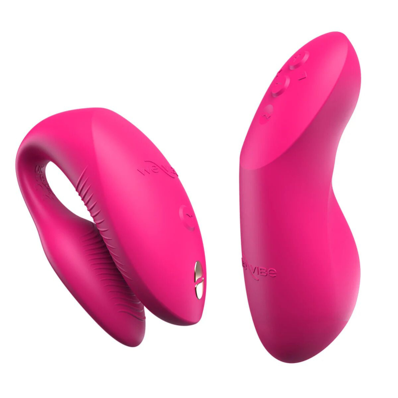 Смарт-вібратор для пар – We-Vibe Chorus Pro, яскраво-рожевого кольору