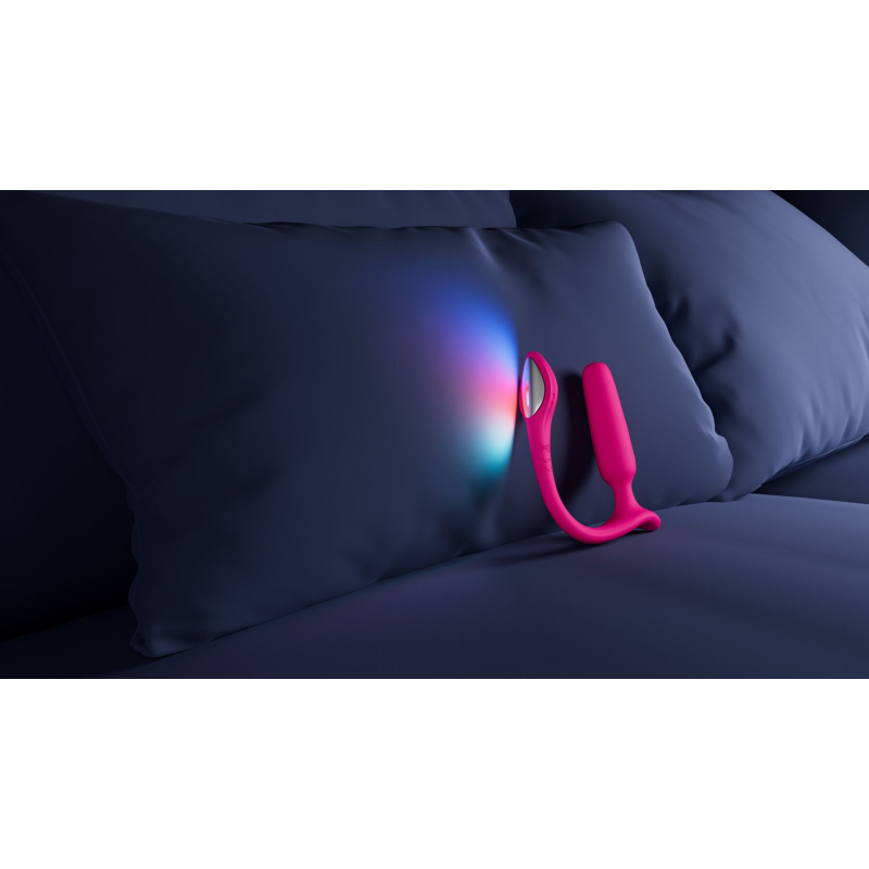 Смарт-вибропробка с управлением через приложение и LED-подсветкой – Lovense Lush Anal, 9,8 см