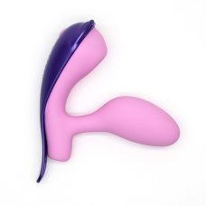 Смарт-віброяйце зі стимуляцією клітора – KISSTOY Viosecret Pro, реагує на стискання, з поясом для фіксації