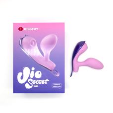 Смарт-віброяйце зі стимуляцією клітора – KISSTOY Viosecret Pro, реагує на стискання, з поясом для фіксації