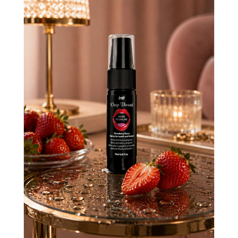 Спрей для глибокого мінету Intt Deep Throat Strawberry 12 мл