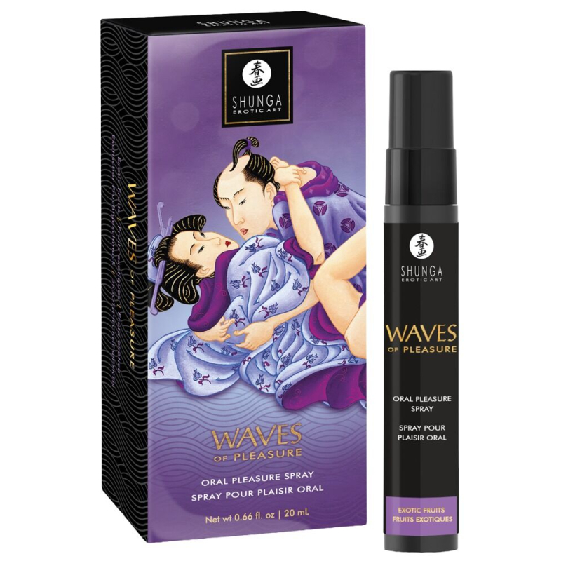 Спрей для усиления слюноотделения со вкусом экзотических фруктов – Shunga Waves of Pleasure Exotic Fruits