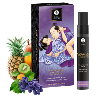 Спрей для усиления слюноотделения со вкусом экзотических фруктов – Shunga Waves of Pleasure Exotic Fruits