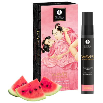 Спрей для посилення слиновиділення зі смаком кавуна – Shunga Waves of Pleasure Watermelon