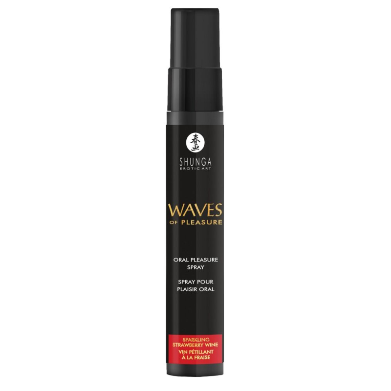 Спрей для усиления слюноотделения со вкусом клубники и игристого вина – Shunga Waves of Pleasure Strawberry Sparkling Wine