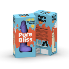 Свічка у формі пеніса – Pure Bliss BIG, 18 см, фіолетового кольору