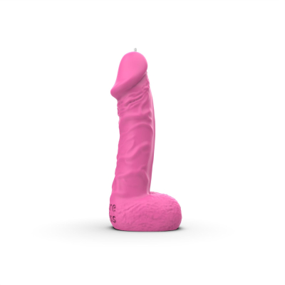 Свеча в форме пениса – Pure Bliss BIG, 18 см, розового цвета