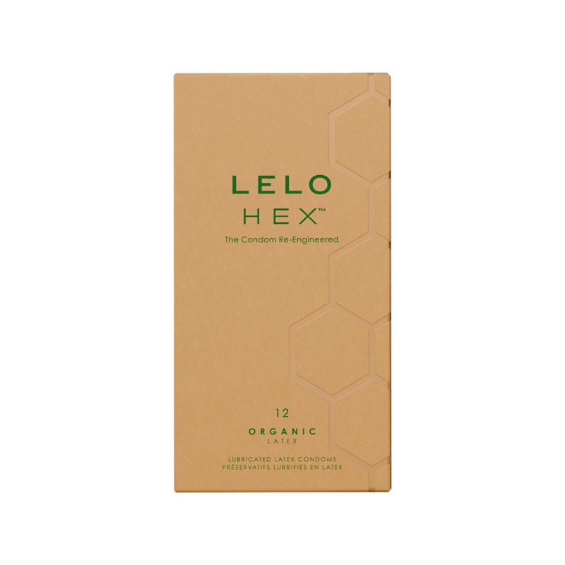 Тонкие и сверхпрочные презервативы – LELO HEX Condoms Organic, 12 шт.