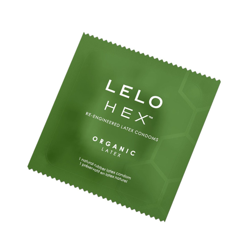 Тонкие и сверхпрочные презервативы – LELO HEX Condoms Organic, 12 шт.