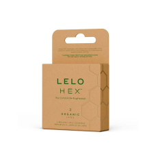 Тонкие и сверхпрочные презервативы – LELO HEX Condoms Organic, 3 шт.