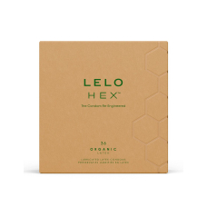 Тонкие и сверхпрочные презервативы – LELO HEX Condoms Organic, 36 шт.