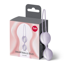 Вагинальные шарики – Fun Factory SMARTBALLS DUO, фиолетового цвета, 2 шт., диаметр 3.2 и 3.6 см