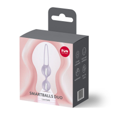 Вагинальные шарики – Fun Factory SMARTBALLS DUO, фиолетового цвета, 2 шт., диаметр 3.2 и 3.6 см
