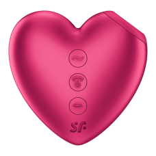 Вакуумний стимулятор-серце з вібрацією – Satisfyer Cutie Heart Battery Series