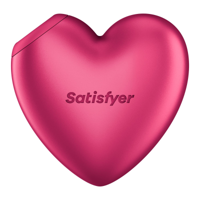 Вакуумний стимулятор-серце з вібрацією – Satisfyer Cutie Heart Battery Series