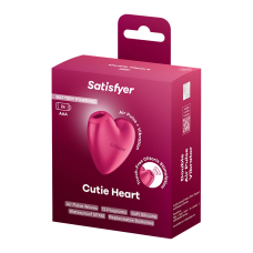 Вакуумний стимулятор-серце з вібрацією – Satisfyer Cutie Heart Battery Series
