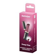 Вакуумний стимулятор з магнітною технологією 3D Air Pulse – Satisfyer Deep Kiss, 30 режимів, із захисною кришечкою