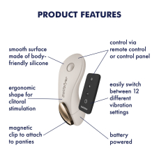 Вібратор для носіння у трусиках – Satisfyer Little Secret Battery Series, з пультом ДК