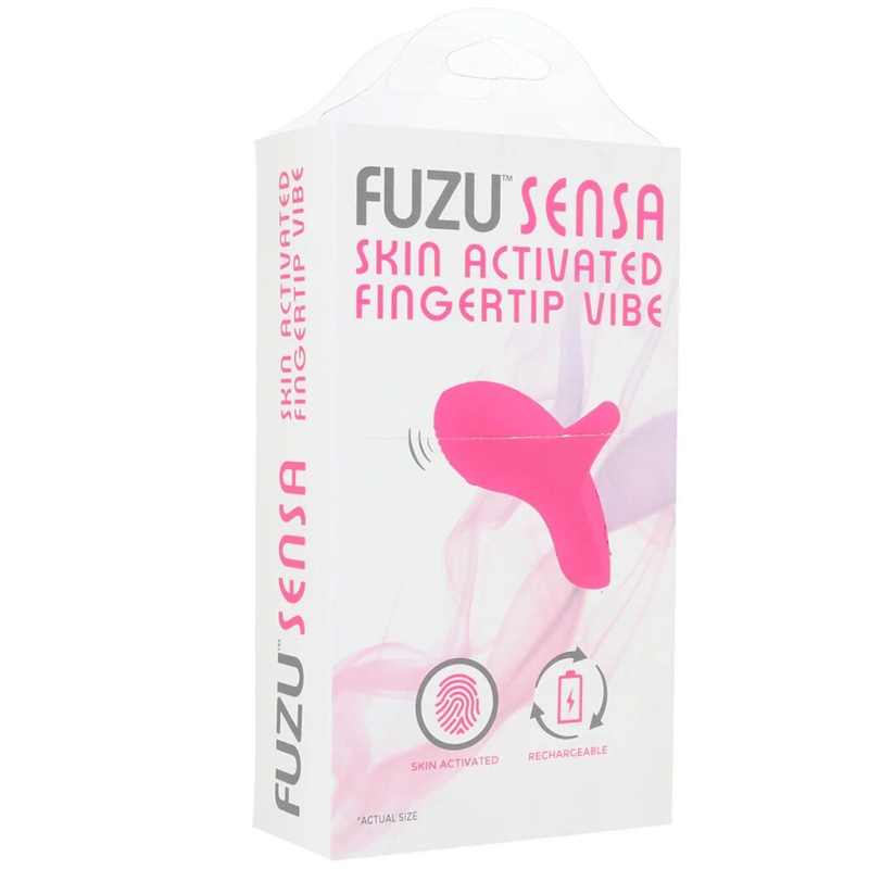 Вібратор на палець із сенсорним керуванням – FUZU Sensa Skin Activated Fingertip Vibe, рожевого кольору, 8 вібро режимів