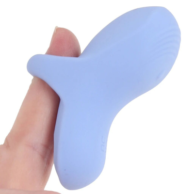 Вібратор на палець із сенсорним керуванням – FUZU Sensa Skin Activated Fingertip Vibe, пастельно-блакитного кольору, 8 режимів