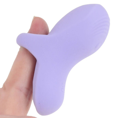 Вібратор на палець із сенсорним керуванням – FUZU Sensa Skin Activated Fingertip Vibe, пастельно-фіолетового кольору, 8 режимів