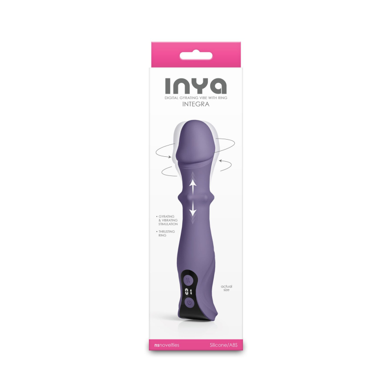 Вібратор – NS Novelties INYA Integra, сірого кольору