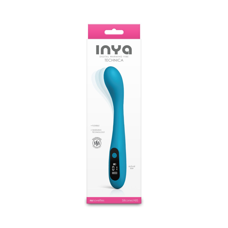 Вібратор – NS Novelties INYA Technica, бірюзового кольору