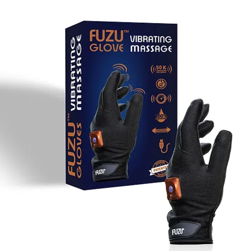 Вибрационная перчатка для левой руки – FUZU Gloves Vibrating Massage, 11 режимов