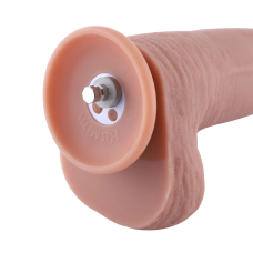 Віброфалоімітатор 30 см для секс-машин – Hismith Silicone Dildo with Vibe, з кріпленням KlicLok і пультом ДК