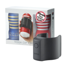 Вібронасадка для мастурбаторів – TENGA CUP VIBRATOR, 7 режимів, 2 мастурбатори в комплекті