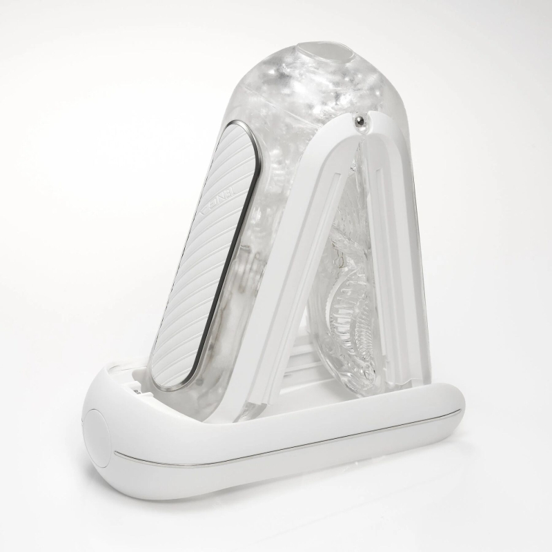 Вибрирующий мастурбатор с 5 режимами в белом корпусе – Tenga Flip Zero Gravity Electronic Vibration White, 18 см