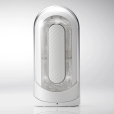 Вібруючий мастурбатор із 5 режимами у білому корпусі – Tenga Flip Zero Gravity Electronic Vibration White, 18 см