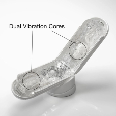 Вибрирующий мастурбатор с 5 режимами в белом корпусе – Tenga Flip Zero Gravity Electronic Vibration White, 18 см