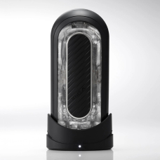 Вібруючий мастурбатор із 5 режимами у чорному корпусі – Tenga Flip Zero Gravity Electronic Vibration Black, 18 см