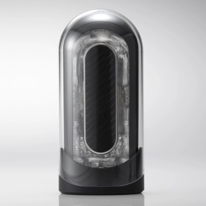 Вібруючий мастурбатор із 5 режимами у чорному корпусі – Tenga Flip Zero Gravity Electronic Vibration Black, 18 см
