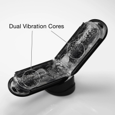 Вібруючий мастурбатор із 5 режимами у чорному корпусі – Tenga Flip Zero Gravity Electronic Vibration Black, 18 см
