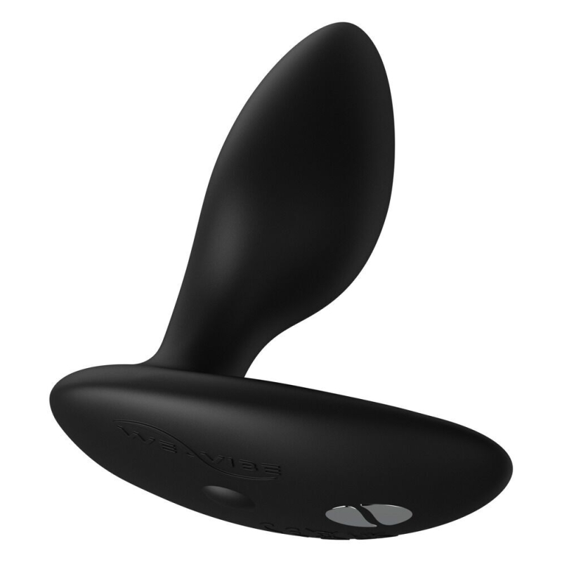 Водонепроницаемая смарт-вибропробка с пультом ДК – We-Vibe Ditto+ Satin Black, 6,8 см
