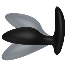 Водонепроникна смарт-вібропробка з пультом ДК – We-Vibe Ditto+ Satin Black, 6,8 см
