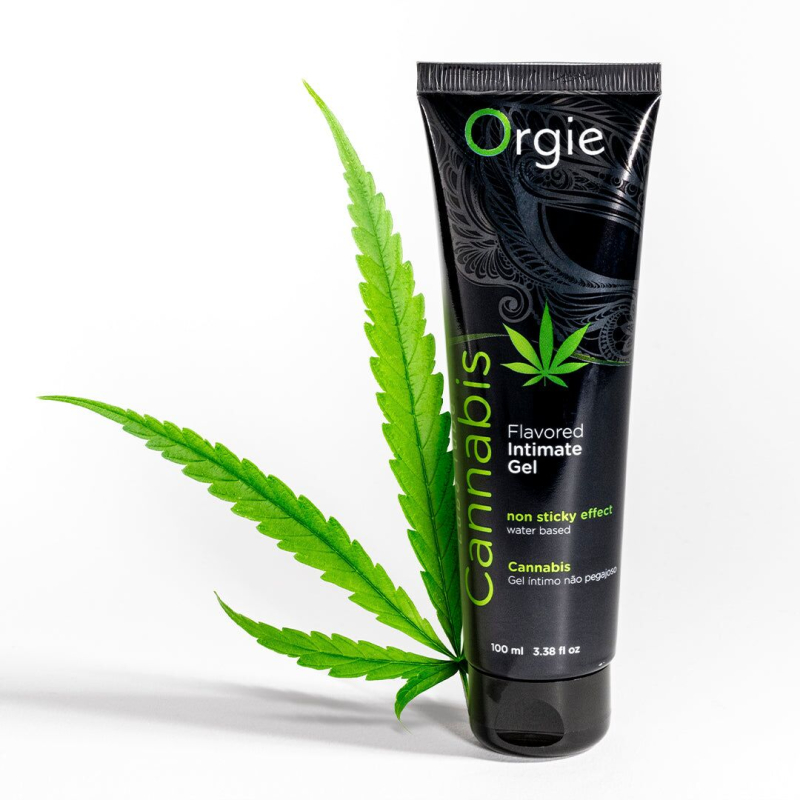Їстівний лубрикант на водній основі з олією насіння конопель – Orgie Lube Tube Cannabis, 100 мл