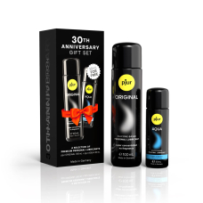 Ювілейний набір лубрикантів – pjur 30th Anniversary Gift Set, Original 100 мл та Aqua 30 мл