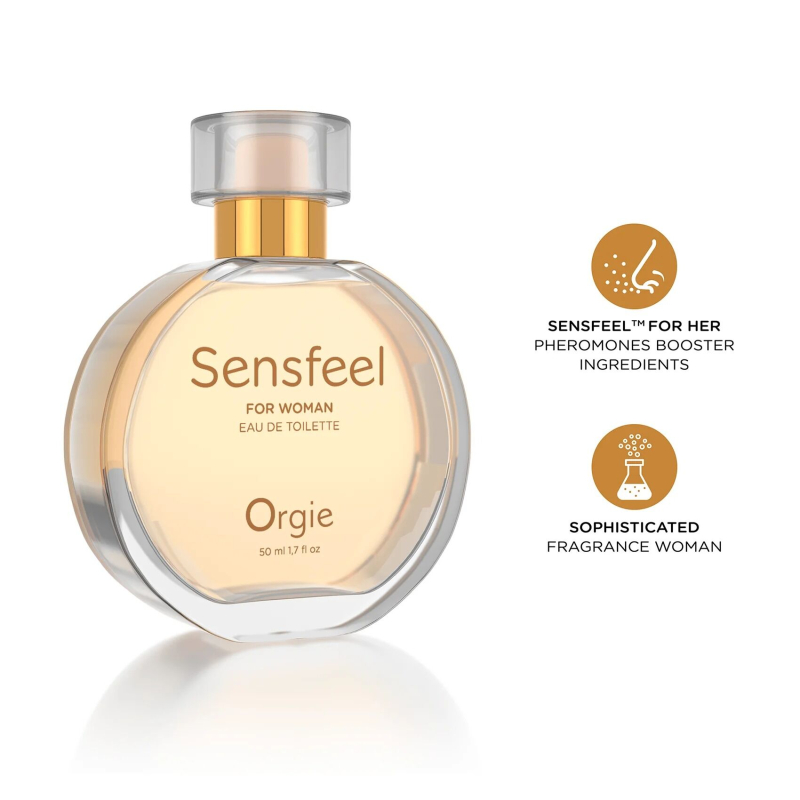 Жіночі парфуми з феромонами та квітково-фруктовим ароматом – Orgie Sensfeel for Woman, 50 мл