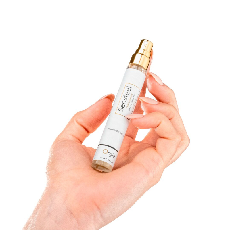 Жіночі парфуми з феромонами та квітково-фруктовим ароматом – Orgie Sensfeel for Woman Travel Size, 10 мл