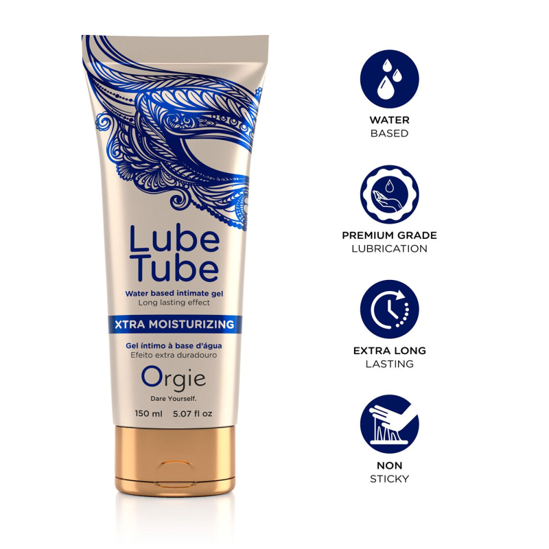 Увлажняющий лубрикант на водной основе с интенсивным увлажнением – Orgie Lube Tube Xtra Moisturizing, 150 мл