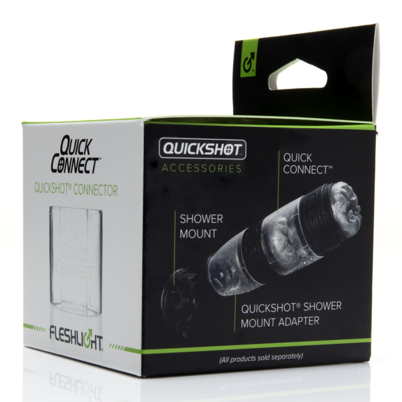 Адаптер для з'єднання двох мастурбаторів Квікшот – Fleshlight Quickshot Quick Connect