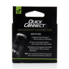 Адаптер для з'єднання двох мастурбаторів Квікшот – Fleshlight Quickshot Quick Connect